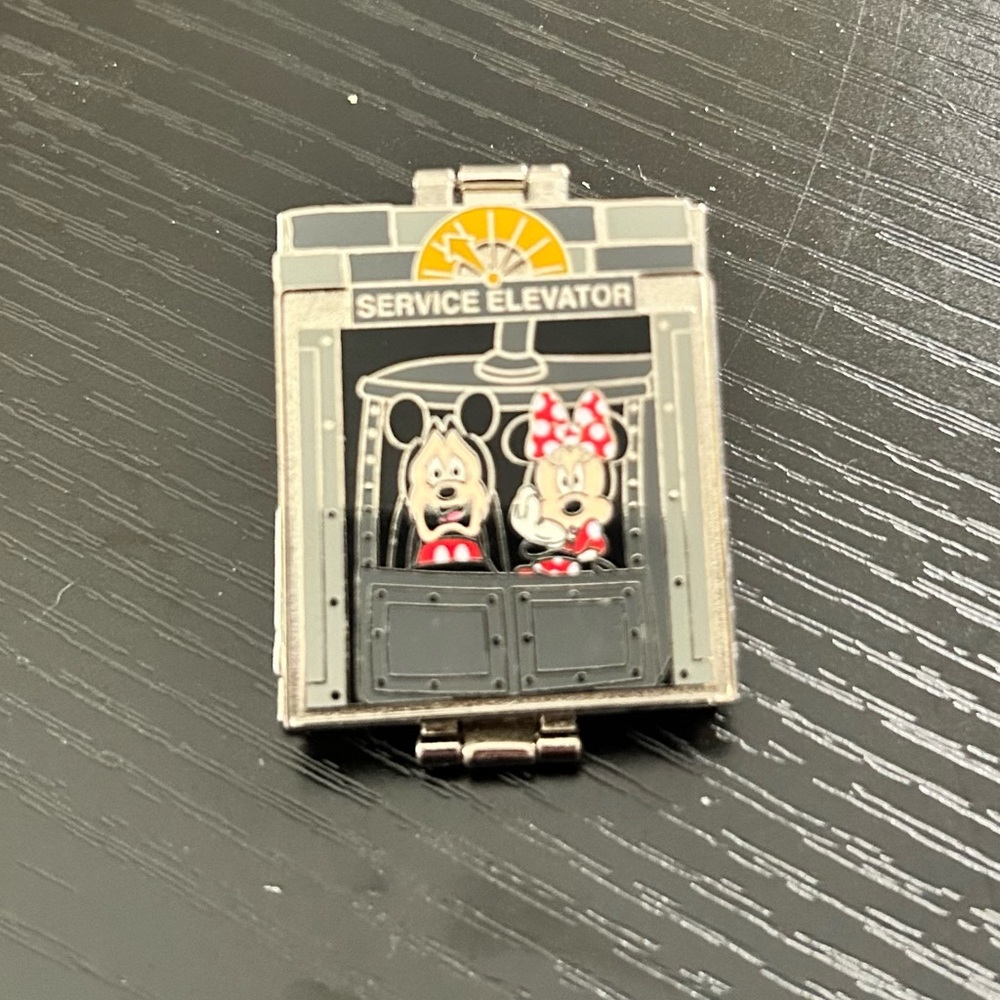 Disney Tower of Terror Pin with Micky, Minnie, and Stitch